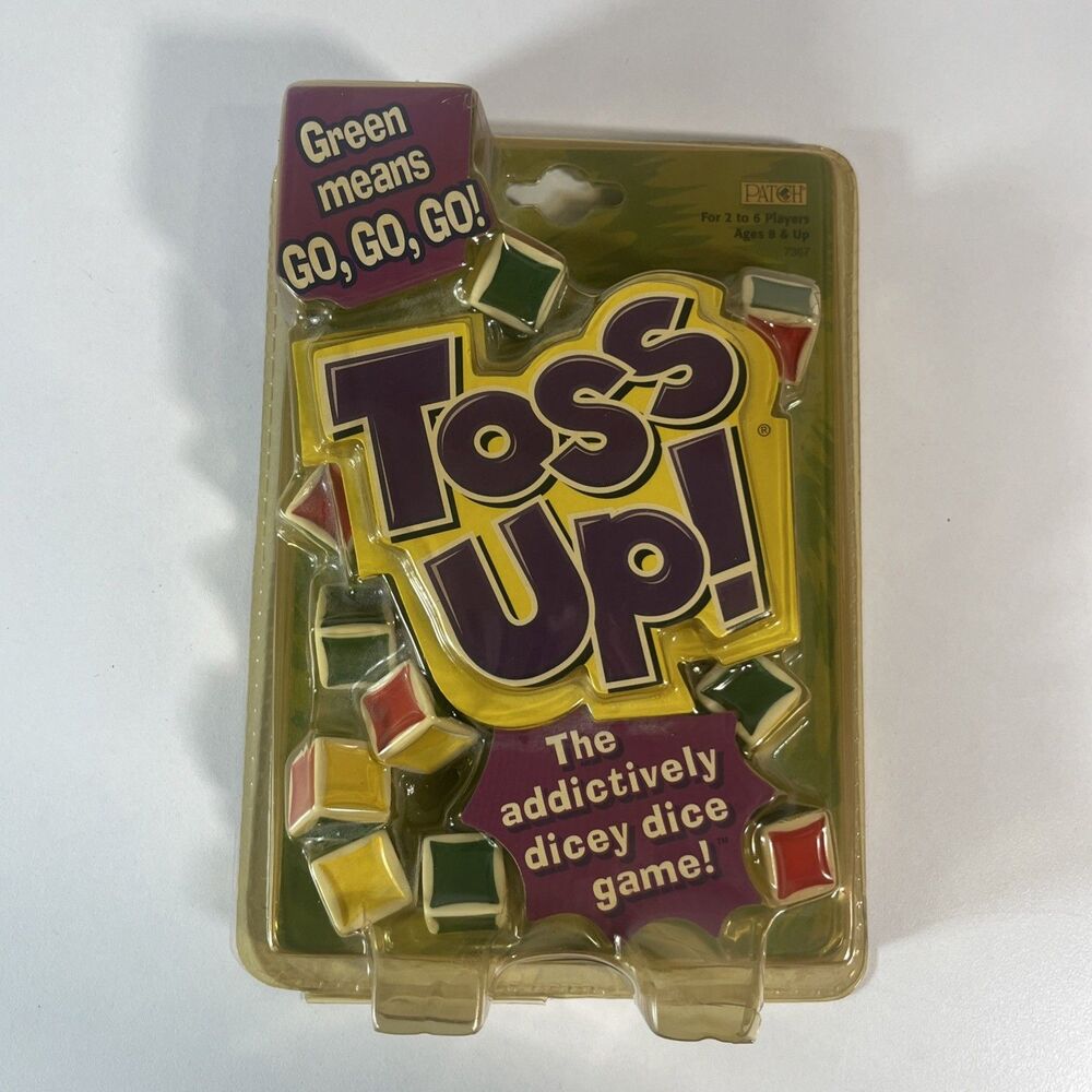 Toss Up! The Addictively Dicey Dice Game Patch Products 2004 Brand New Sealed